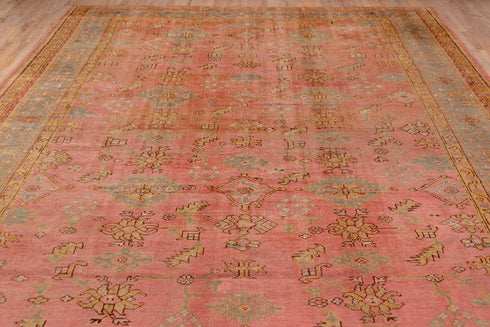 Antique Oushak Area Rug (10' x 16')